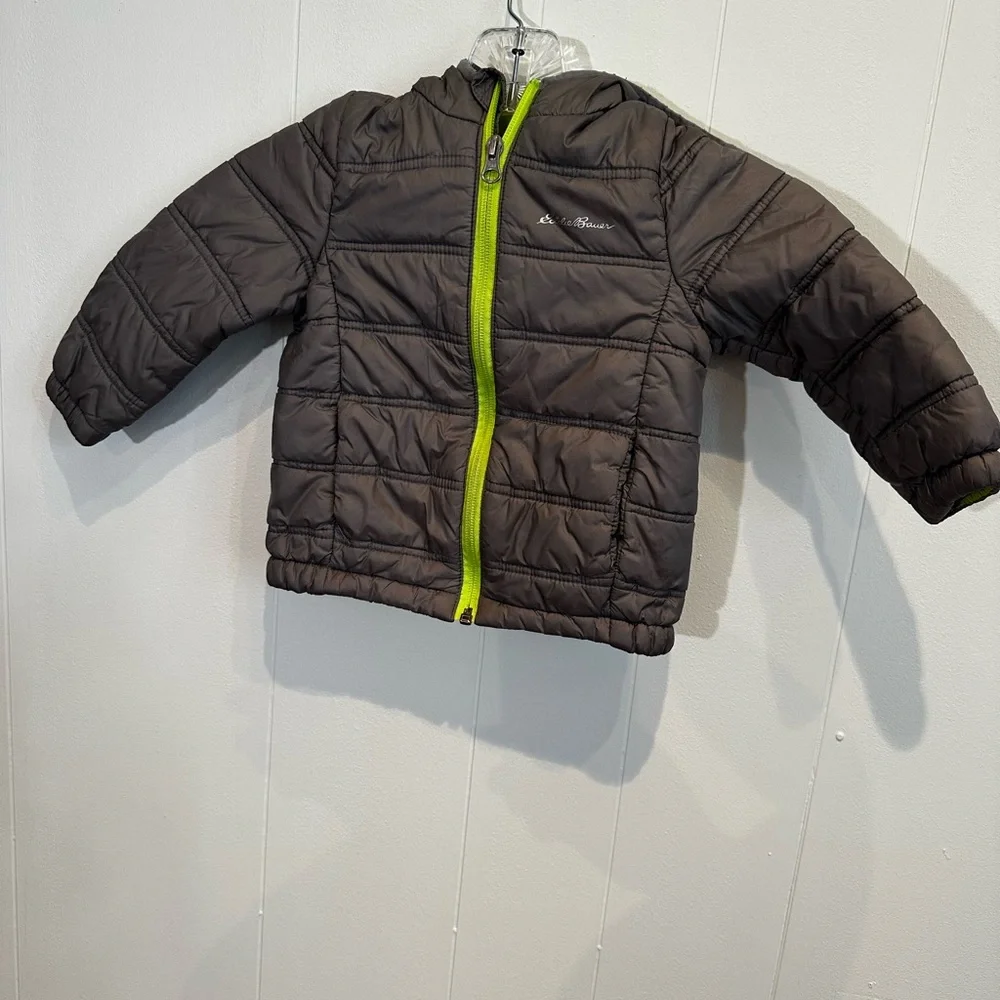 Eddie Bauer Toddler 3T Puffer Jacket Insulated Lightweight EUC